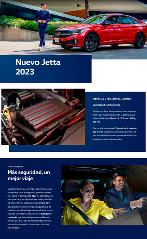 Ofertas de Autos en San Andrés Tuxtla | Jetta 2023 de Volkswagen | 30/12/2022 - 31/12/2023