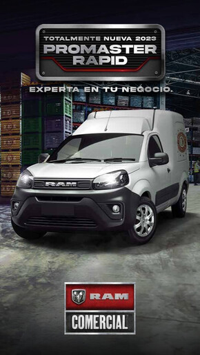 Ofertas de Autos en Cuautitlán | Promaster Rapid de RAM | 10/1/2023 - 31/12/2023