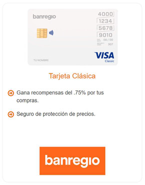 Ofertas de Bancos y Servicios en Ciudad Apodaca | Tarjetas Banregio de Banregio | 16/3/2023 - 31/12/2023
