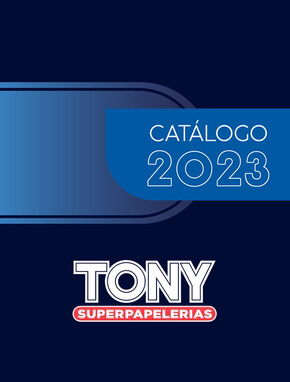 Ofertas de Librerías y Papelerías en Celaya | Catálogo Tony 2023 de Tony Super Papelerías | 7/6/2023 - 31/10/2023