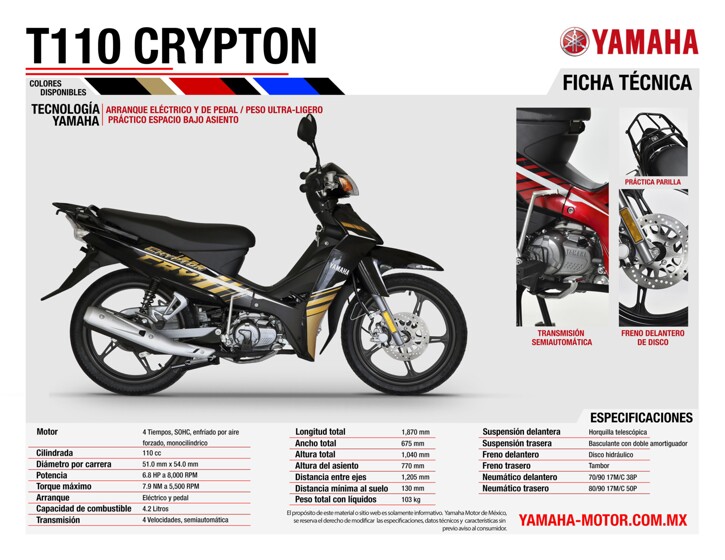 Catálogo Yamaha en Ciudad Obregón | Yamaha Motos Trabajo | 3/7/2023 - 31/12/2023