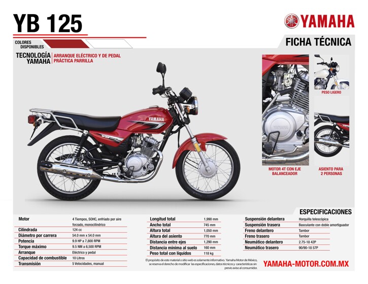 Catálogo Yamaha en Ecatepec de Morelos | Yamaha Motos Trabajo | 3/7/2023 - 31/12/2023