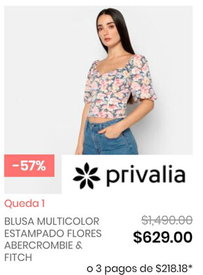 Ofertas de Ropa, Zapatos y Accesorios en Montemorelos | Mujeres de Privalia | 11/7/2023 - 10/10/2023
