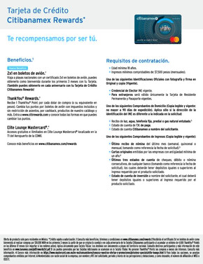 Ofertas de Bancos y Servicios en Miguel Hidalgo | Folleto Citi Rewards Travel Pass de Citibanamex | 14/7/2023 - 13/10/2023