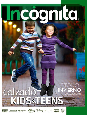 Ofertas de Ropa, Zapatos y Accesorios en Zamora de Hidalgo | Calzado Kids&Teens Otoño Invierno 2023 de Incógnita | 23/7/2023 - 21/10/2023