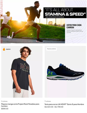 Catálogo Under Armour | Ofertas Increíbles Underarmour Hombre | 29/8/2023 - 13/10/2023
