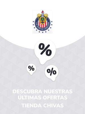 Ofertas de Deporte en Cárdenas (Tabasco) | Ofertas Tienda Chivas de Tienda Chivas | 31/8/2023 - 31/8/2024