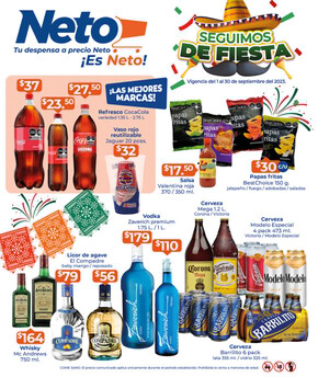 Catálogo Tiendas Neto en Ciudad Nezahualcóyotl | NETO, TU DESPENSA A PRECIO NETO | 1/9/2023 - 30/9/2023