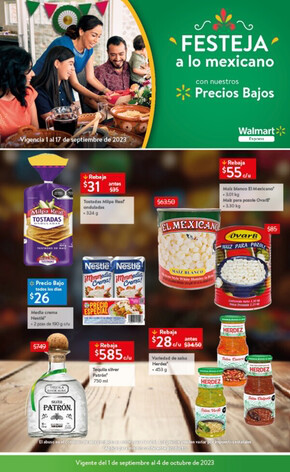Catálogo Walmart Express en Guadalupe (Nuevo León) | Festeja a lo Mexicano | 1/9/2023 - 4/10/2023