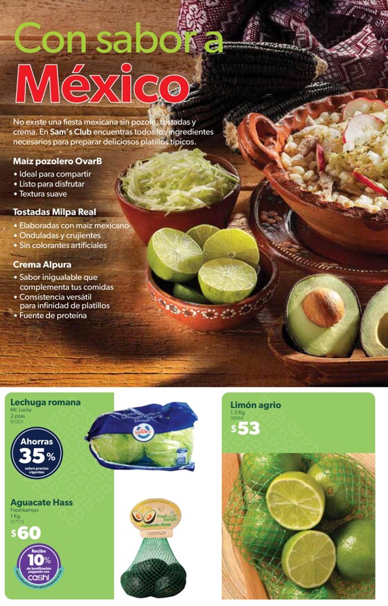 Catálogo Sam's Club en Mérida | Dale lo Especial a tus Fiestas Patrias - Nal | 3/9/2023 - 27/9/2023