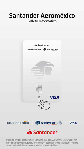Ofertas de Bancos y Servicios en El Pueblito | Santander Aeroméxico de Santander | 3/9/2023 - 31/12/2023