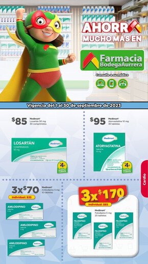 Catálogo Bodega Aurrera en Comalcalco | Ahorra Mucho Más en Farmacia Bodega Aurrera  | 4/9/2023 - 30/9/2023