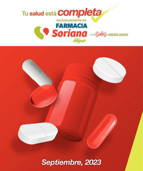 Ofertas de Supermercados en Pesquería (Nuevo León) | Ofertas Farmacia Soriana de Soriana Súper | 5/9/2023 - 30/9/2023