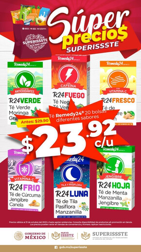 Ofertas de Supermercados en Tlaxcala de Xicohténcatl | Súper Precios SuperISSSTE de SuperISSSTE | 5/9/2023 - 31/10/2023