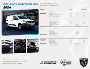 Catálogo Peugeot en Monterrey | PARTNER HDI | 5/9/2023 - 5/9/2024