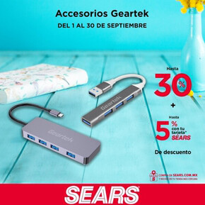 Ofertas de Tiendas Departamentales en Mexicali | Promociones Sears de Sears | 5/9/2023 - 30/9/2023