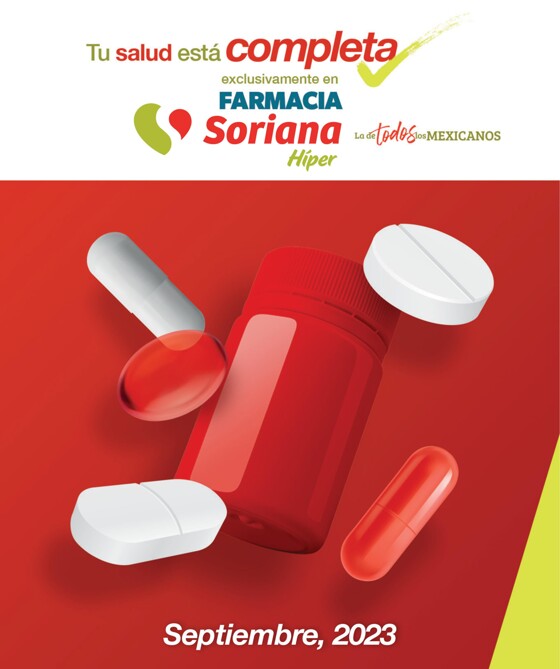 Catálogo Soriana Híper en Ciudad de México | Farmacia Nacional | 1/9/2023 - 30/9/2023