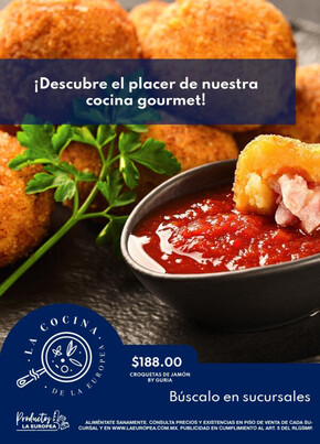 Catálogo La Europea en Cuauhtémoc (CDMX) | Nuestra Cocina Gourmet | 5/9/2023 - 30/9/2023