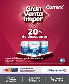 Ofertas de Ferreterías en Hermosillo | 20% de descuento de Comex | 11/9/2023 - 30/9/2023