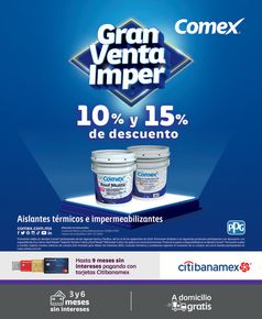 Ofertas de Ferreterías en Ecatepec de Morelos | 10% y 15% de descuento de Comex | 11/9/2023 - 30/9/2023
