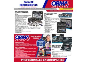 Ofertas de Autos en Tlajomulco de Zúñiga | Caja de herramientas de Orma Autopartes | 19/9/2023 - 15/11/2023
