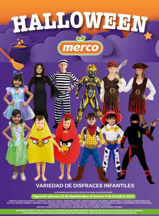 Catálogo Merco en General Escobedo | Halloween | 22/9/2023 - 5/10/2023