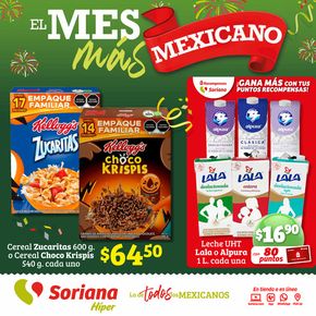 Ofertas de Supermercados en Soledad de Graciano Sánchez | El Mes Más Mexicano Híper  de Soriana Híper | 21/9/2023 - 28/9/2023