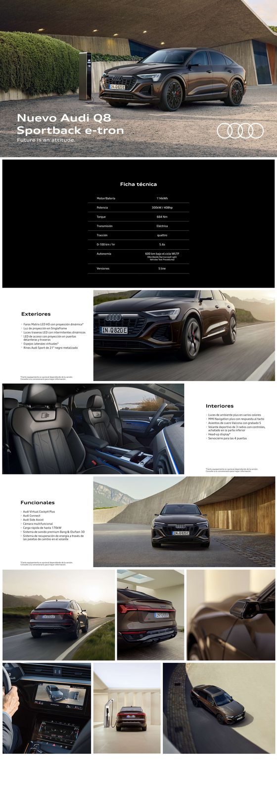 Catálogo Audi | Q8 Sportback e-tron | 21/9/2023 - 31/12/2023