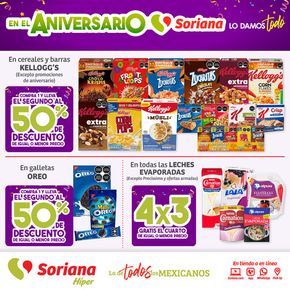 Catálogo Soriana Híper en Cuernavaca | En el Aniversario Soriana lo damos todo | 29/9/2023 - 2/10/2023