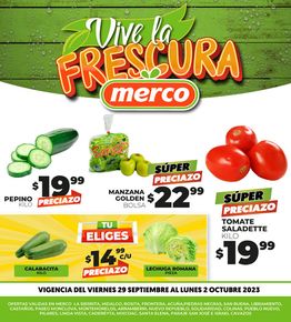 Catálogo Merco | Vive la frescura | 29/9/2023 - 2/10/2023
