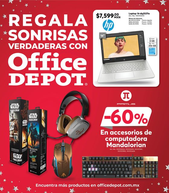 Catálogo Office Depot en Tepatitlán de Morelos | Regala Sonrisas Verdaderas con Office Depot | 1/10/2023 - 31/10/2023
