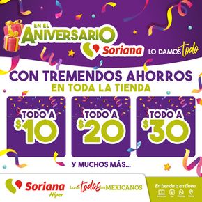 Catálogo Soriana Híper | Aniversario Soriana Híper  | 2/10/2023 - 12/10/2023