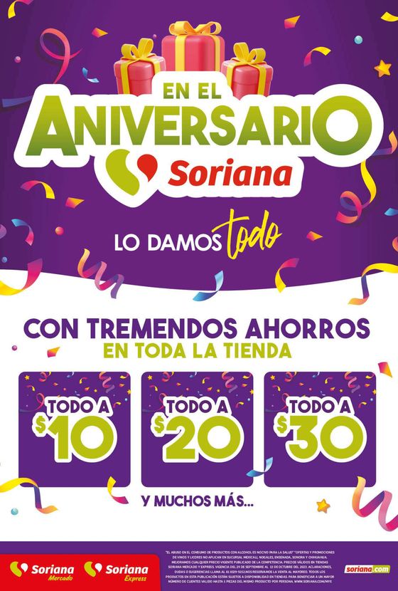 Catálogo Soriana Mercado en Ciudad de México | Aniversario Soriana Mercado  | 2/10/2023 - 13/10/2023