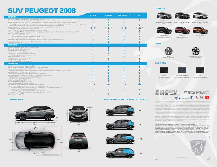 Catálogo Peugeot en Monterrey | SUV Peugeot 2008 | 2/10/2023 - 31/12/2024
