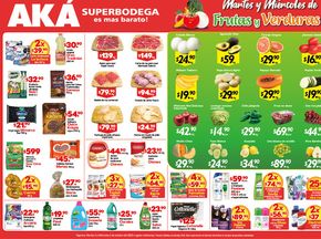 Catálogo AKÁ Superbodega | Martes y Miércoles de Frutas y Verduras | 3/10/2023 - 4/10/2023