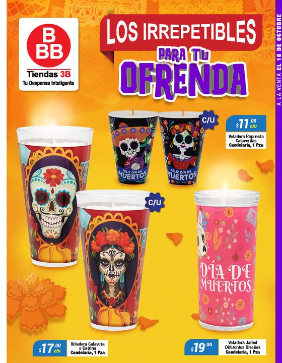 Tiendas 3B En Ojo De Agua (México) | Ofertas Y Folletos Día De Muertos ...