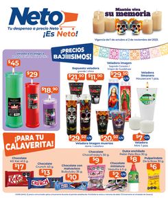 Catálogo Tiendas Neto en Tláhuac | ¡Precios Bajíiisimos! | 1/10/2023 - 2/11/2023