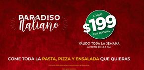 Ofertas de Restaurantes en Tlalnepantla | Promociones Italianni's de Italianni's Pizza | 26/10/2023 - 31/12/2023