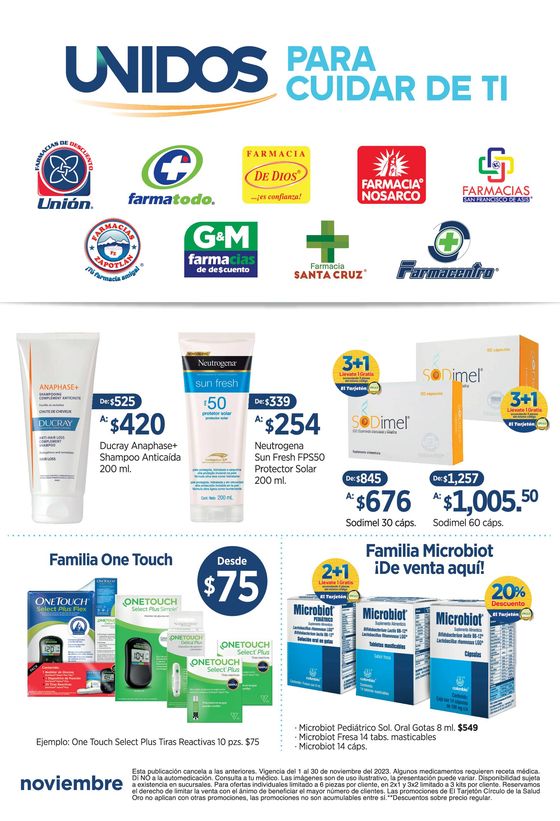 Catálogo Farmacias Zapotlan | Ofertas Noviembre | 2/11/2023 - 30/11/2023