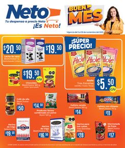 Ofertas de Supermercados en Ciudad de México | Buen Mes de Tiendas Neto | 3/11/2023 - 30/11/2023