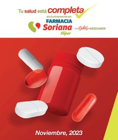 Ofertas de Supermercados en Aguascalientes | Folleto Farmacia Híper de Soriana Híper | 6/11/2023 - 30/11/2023