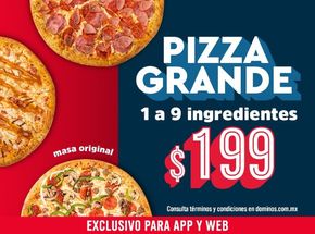 Ofertas de Restaurantes en Reynosa | Promociones Domino's de Domino's Pizza | 7/11/2023 - 31/12/2023