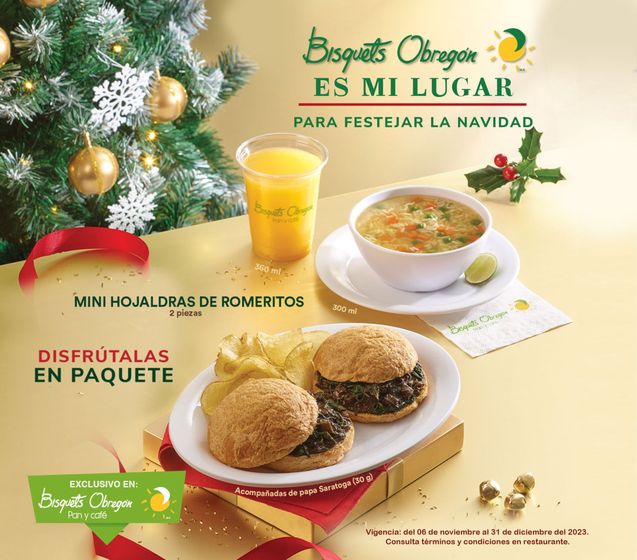 Catálogo Bisquets Obregón en Cuauhtémoc (CDMX) | Ofertas Navidad | 7/11/2023 - 31/12/2023