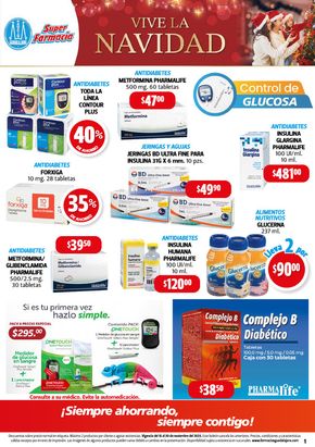 Ofertas de Farmacias y Salud en San Andrés Tuxtla | Vive la Navidad de Farmacias Guadalajara | 21/11/2023 - 30/11/2023