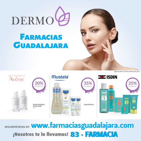Catálogo Farmacias Guadalajara en Ciudad de México | Folleto Dermo | 21/11/2023 - 30/11/2023