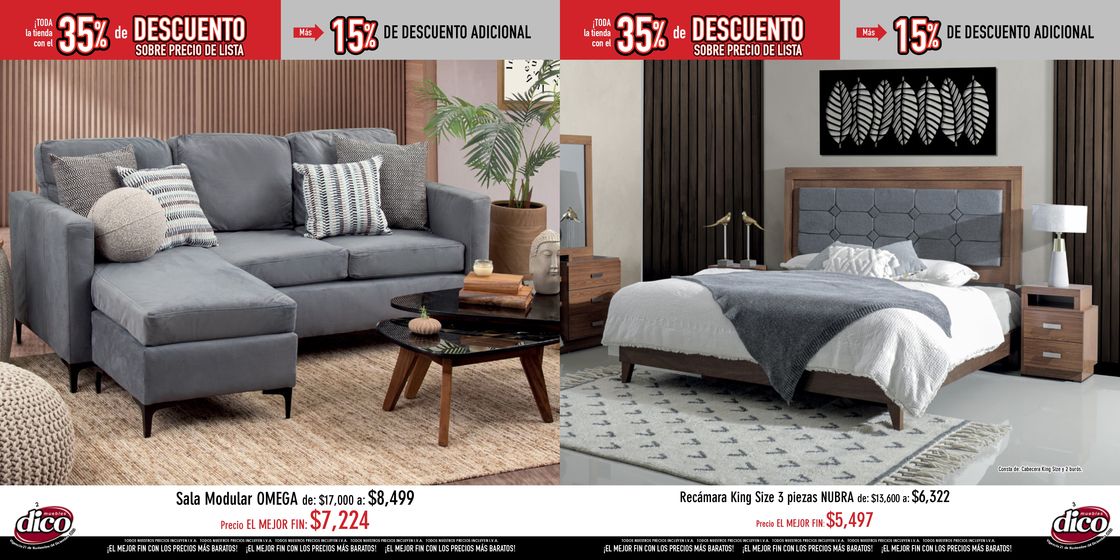 Catálogo Muebles Dico en Santa Ana Pacueco | El Mejor Fin No Tiene Fin | 22/11/2023 - 4/12/2023