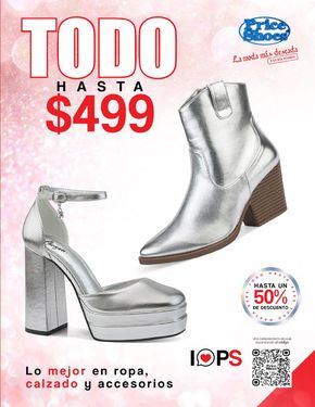Catálogo Price Shoes en Zapopan | TODO HASTA $499  | 24/11/2023 - 31/1/2024