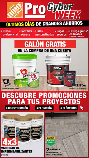 Catálogo The Home Depot | Cyber Week PRO | 28/11/2023 - 29/11/2023