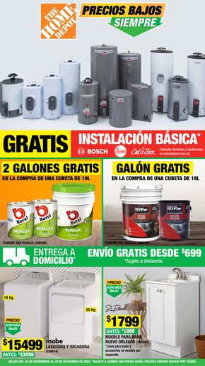 Catálogo The Home Depot en Coyoacán | The Home Depot - Precios bajos SIEMPRE | 30/11/2023 - 20/12/2023