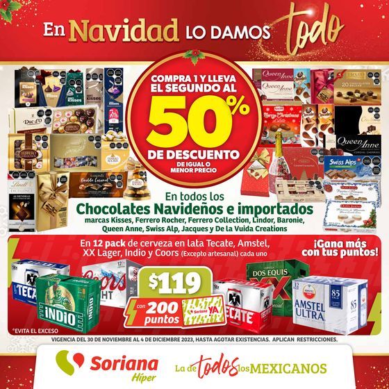 Catálogo Soriana Híper en Tijuana | Fin de Semana | 1/12/2023 - 4/12/2023